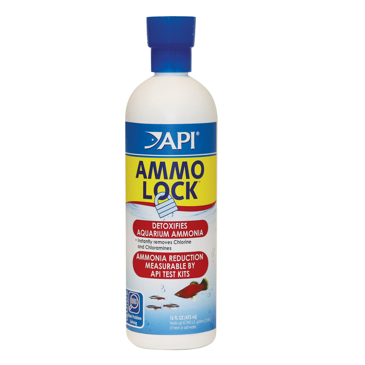 API AMMO-LOCK bote 16 oz detetecta amoníaco para acuarios