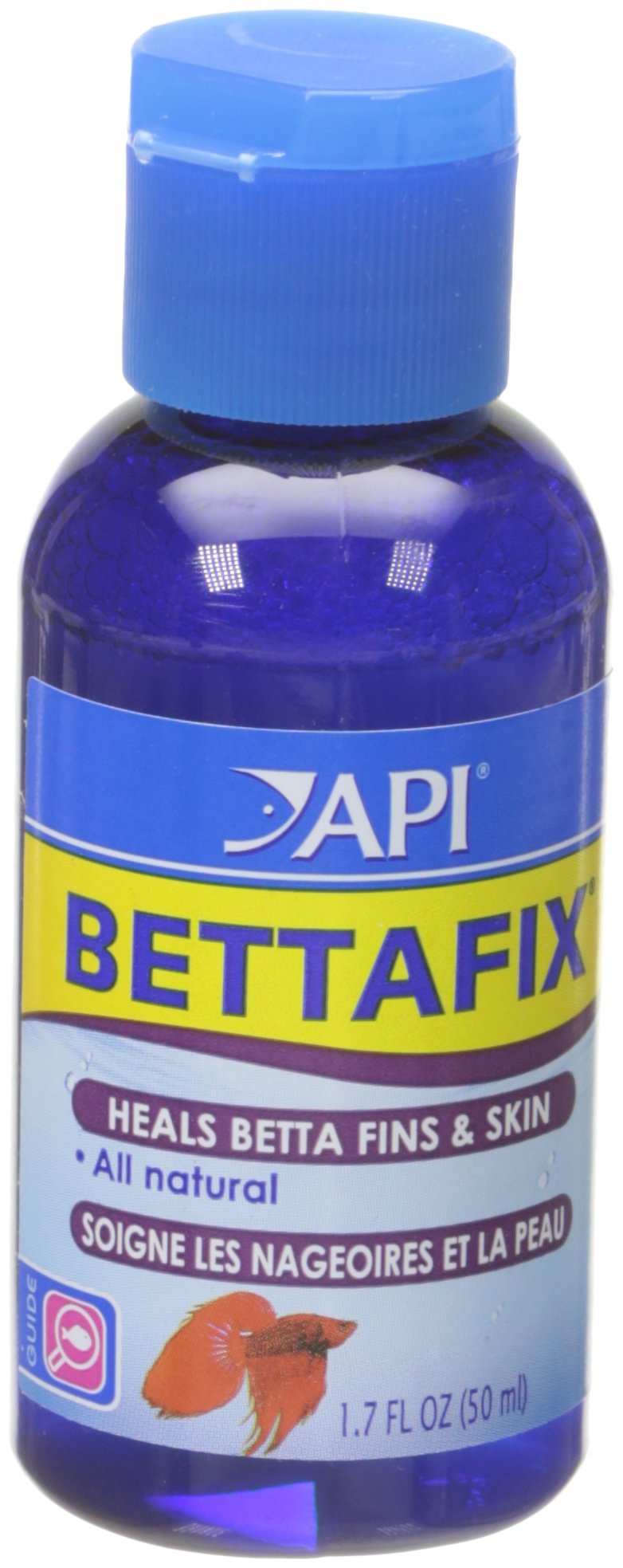 API Bettafix Remedio, botella de 1-7oz para cuidado de peces betta en acuarios