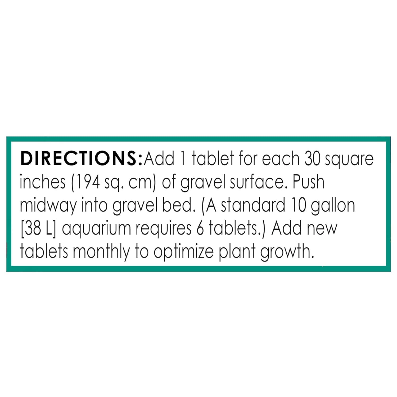 API caja fertilizante para plantas de acuario, diez tabletas.