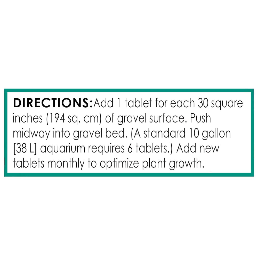 API caja fertilizante para plantas de acuario, diez tabletas.