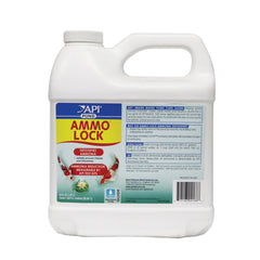 API POND AMMO-LOCK, botella de 64 oz, detoxifica amonio para estanque.
