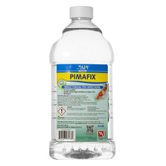 API POND PIMAFIX: botella 64 onzas lista para tratamiento antifúngico en estanque.