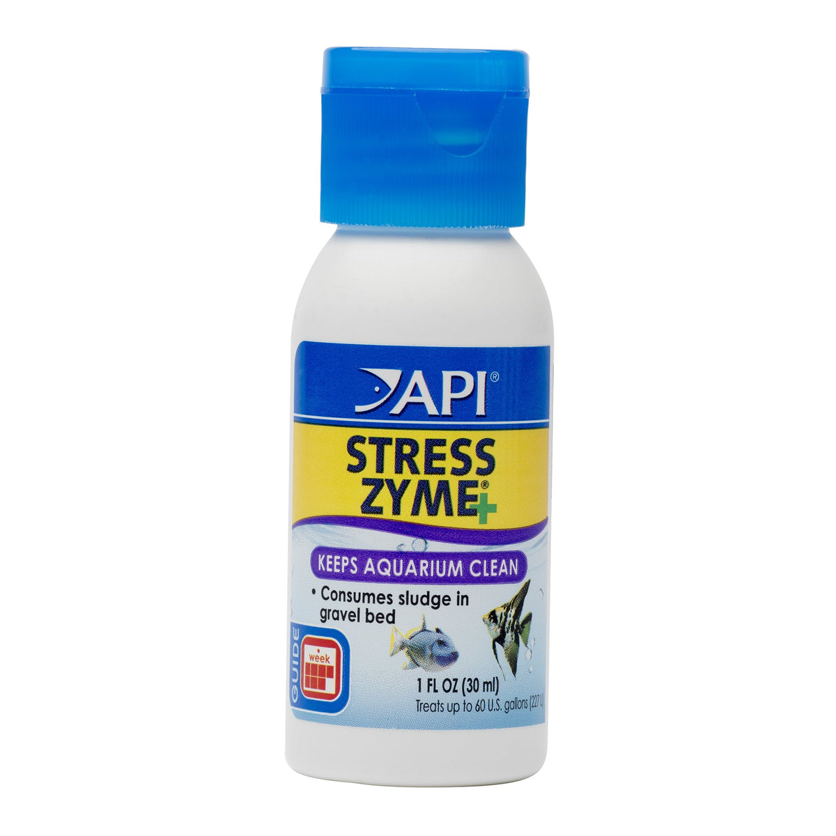 API Stress Zyme botella frontal para mejorar el biofiltro en acuarios