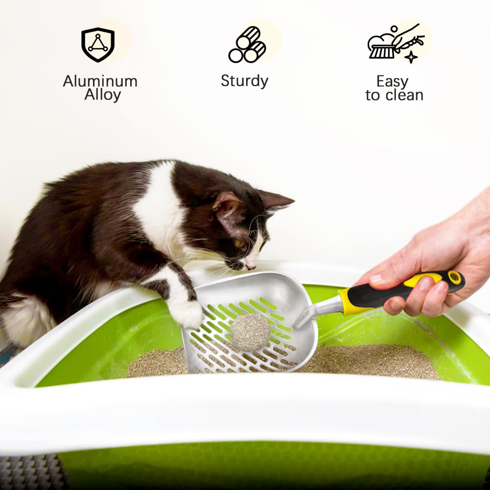 Cuchara Apidgrowth en color amarillo, fácil de localizar en la bandeja