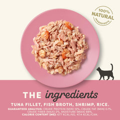 Applaws Etiqueta Alimento Natural Gatos: envase con ingredientes simples.