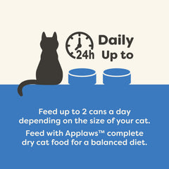 Applaws lata atún con queso en caldo 04: fuente proteica para gatos sanos.