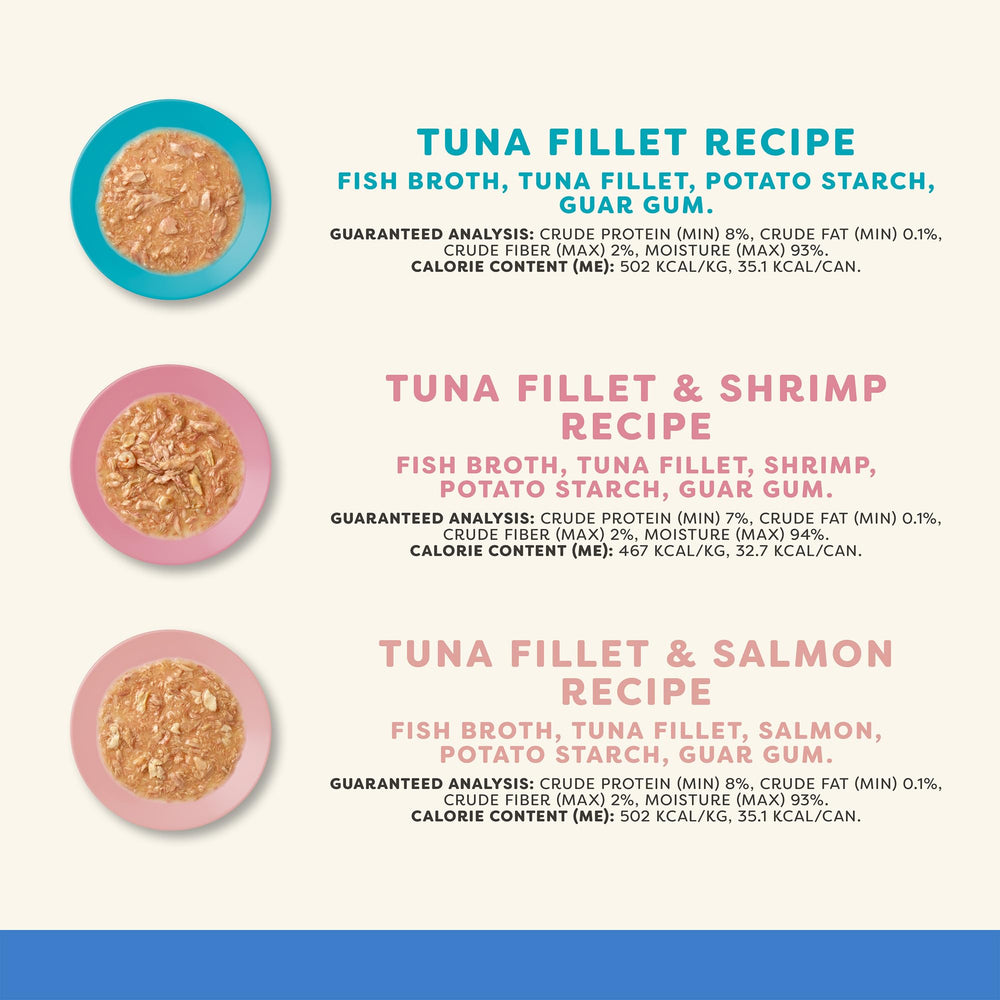 Lata Applaws filete de atún con gambas, snack sabroso para felinos.
