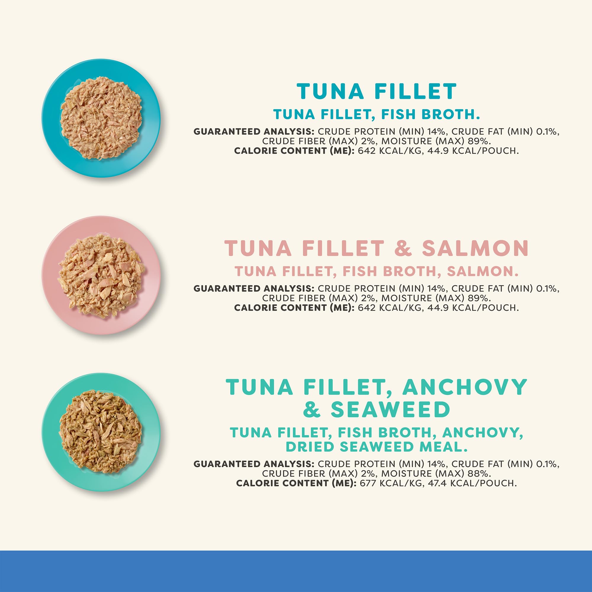 Applaws Mousse para gatos, filete de atún con salmón, sabor natural para estimular el paladar