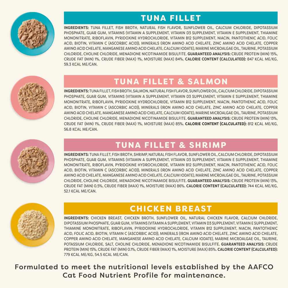 Applaws Vitality: lata con atún y salmón en caldo para variedad de sabores.
