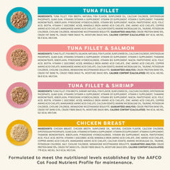 Applaws Vitality: lata con atún y salmón en caldo para variedad de sabores.