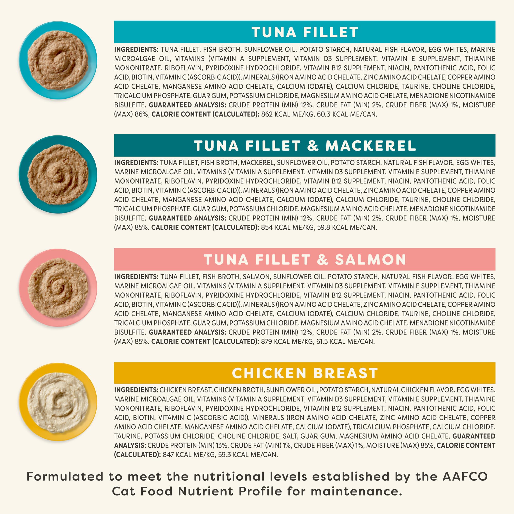 Applaws Vitality paté de atún con caballa en mousse, variedad sabrosa para gatos curiosos.
