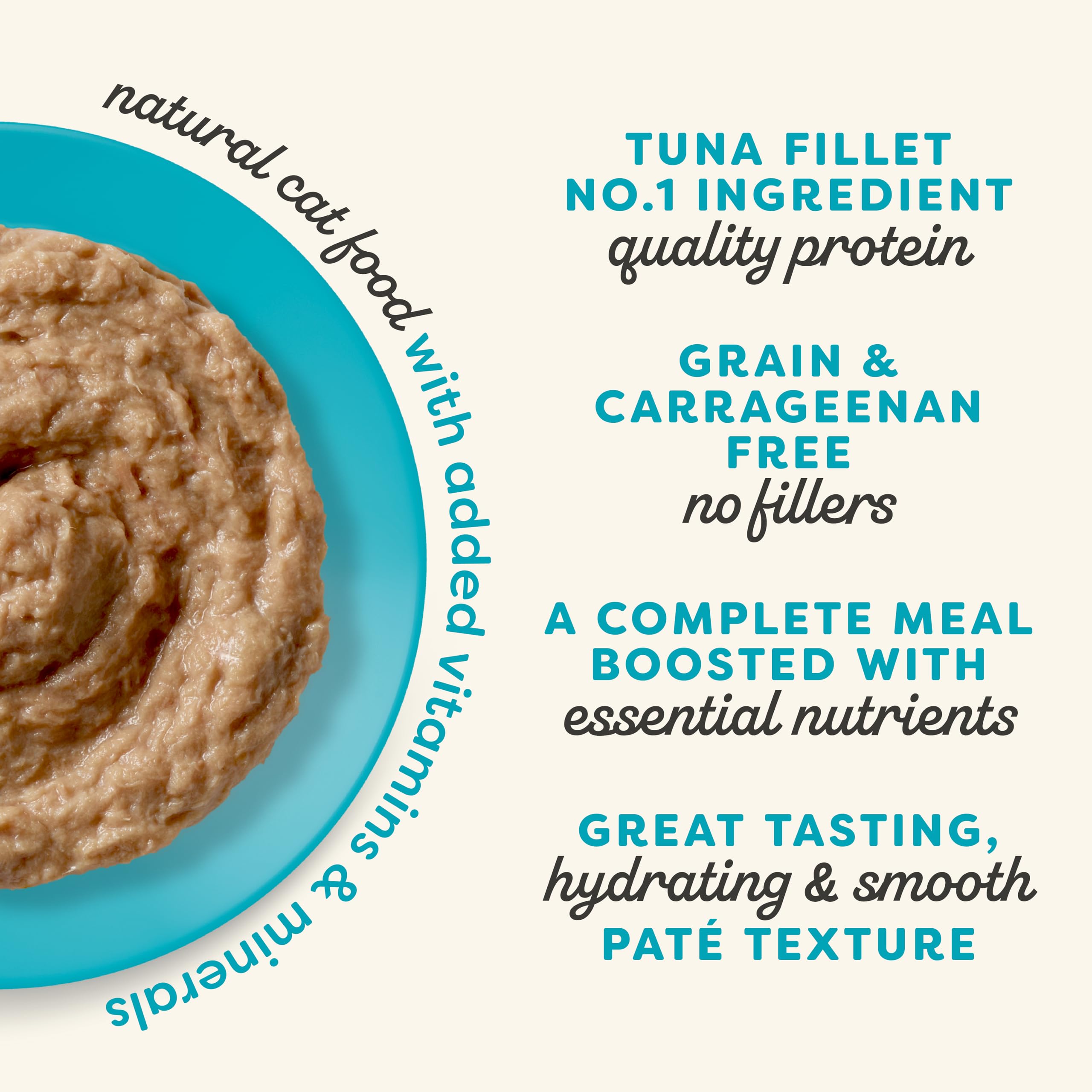 Applaws Vitality Paté servido en plato, ideal como comida principal
