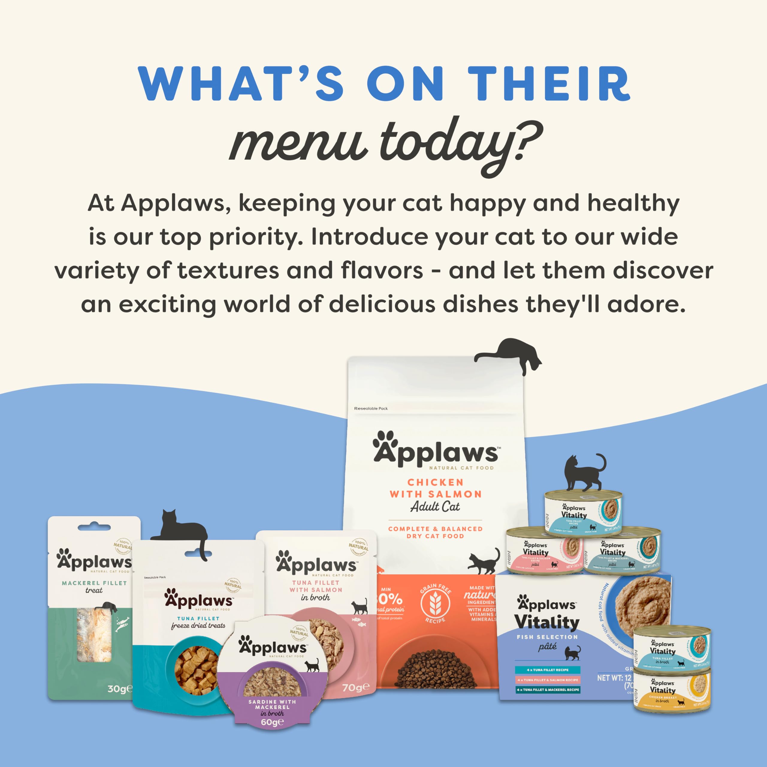 Applaws Vitality tapas nutritivas: ideal para recompensar a tu gato.