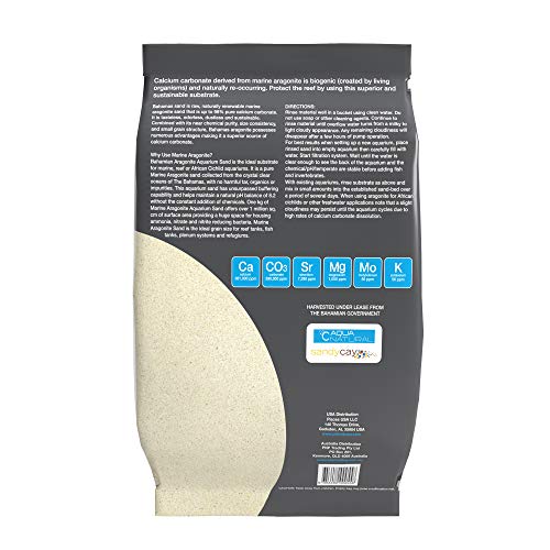 Aqua Natural Aragonita, amortiguación de pH para acuario, sin químicos.
