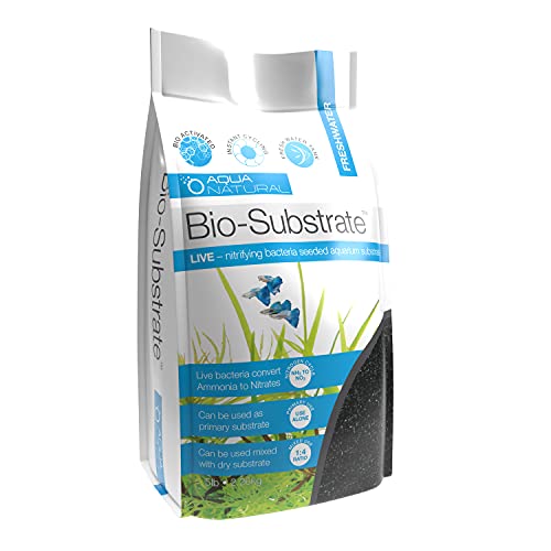 Aqua Natural sustrato seco para acuario proporciona base estable y limpieza visual.