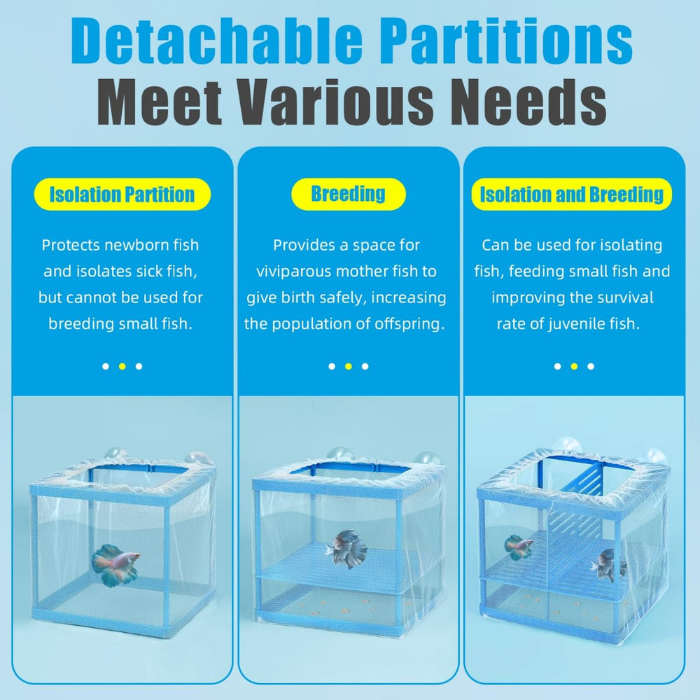AQUANEAT caja transparente, visibilidad óptima para monitorear habitantes sin manipulación.