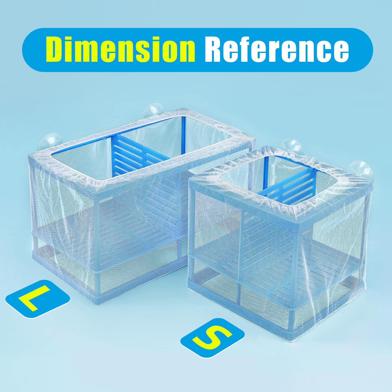 AQUANEAT particiones ajustables, separaciones flexibles para aislar peces agresivos o enfermos.