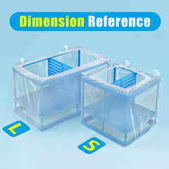 AQUANEAT particiones ajustables, separaciones flexibles para aislar peces agresivos o enfermos.