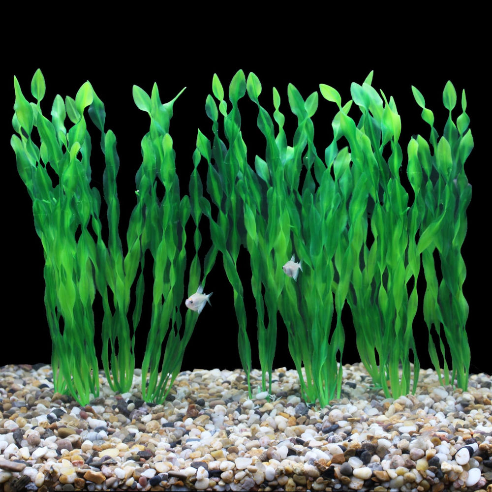 Aquaneat plantas artificiales para acuario 11,75 pulgadas, prácticas para acuarios de 20 galones.