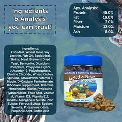 Pellets para caracoles juveniles, apoyo estable para su desarrollo.