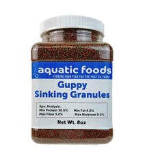 Granulos hundidos Aquatic Foods para tetras, mejora color y palatabilidad