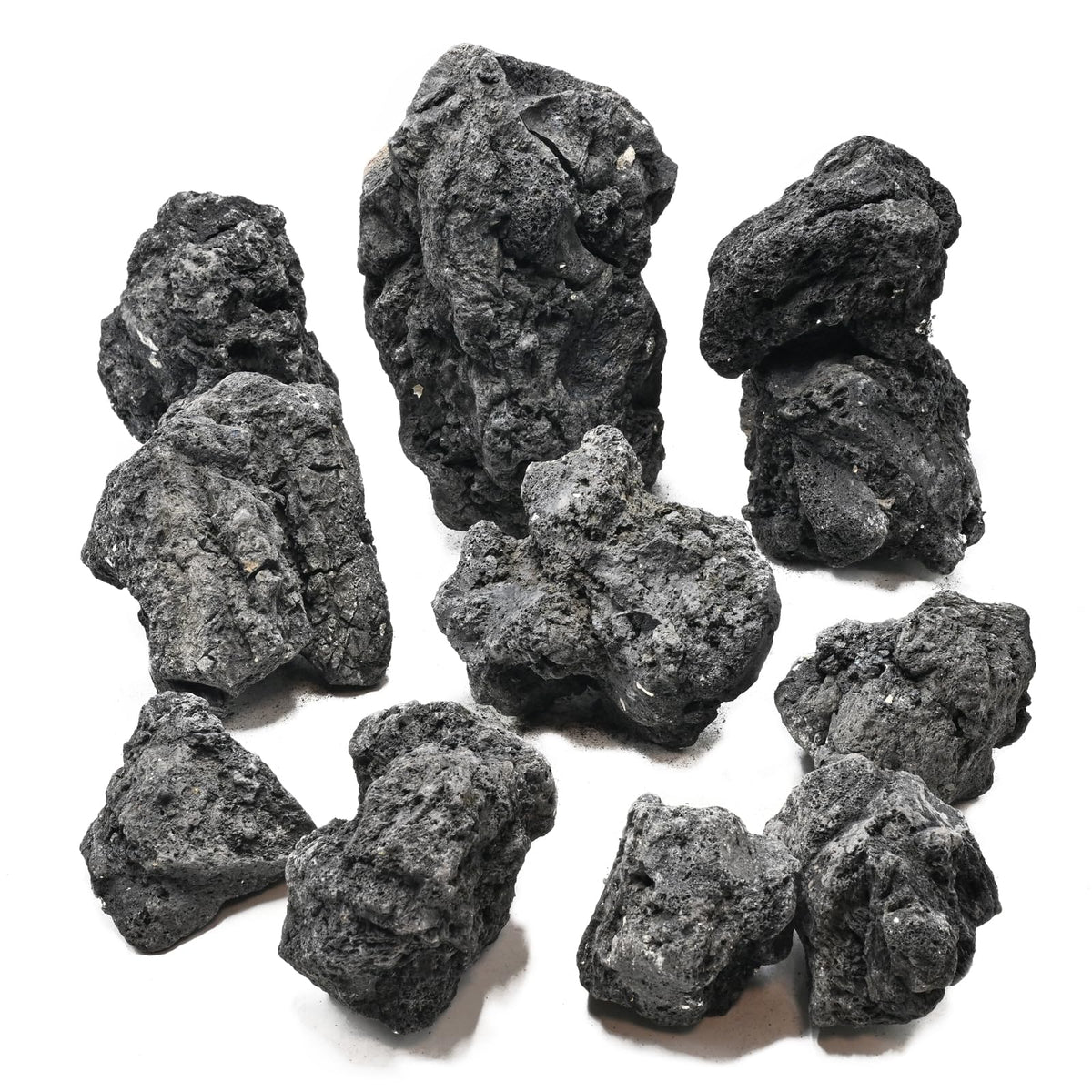 Piedras de lava volcánica AQUATIS para acuario, aspecto natural y duradero.