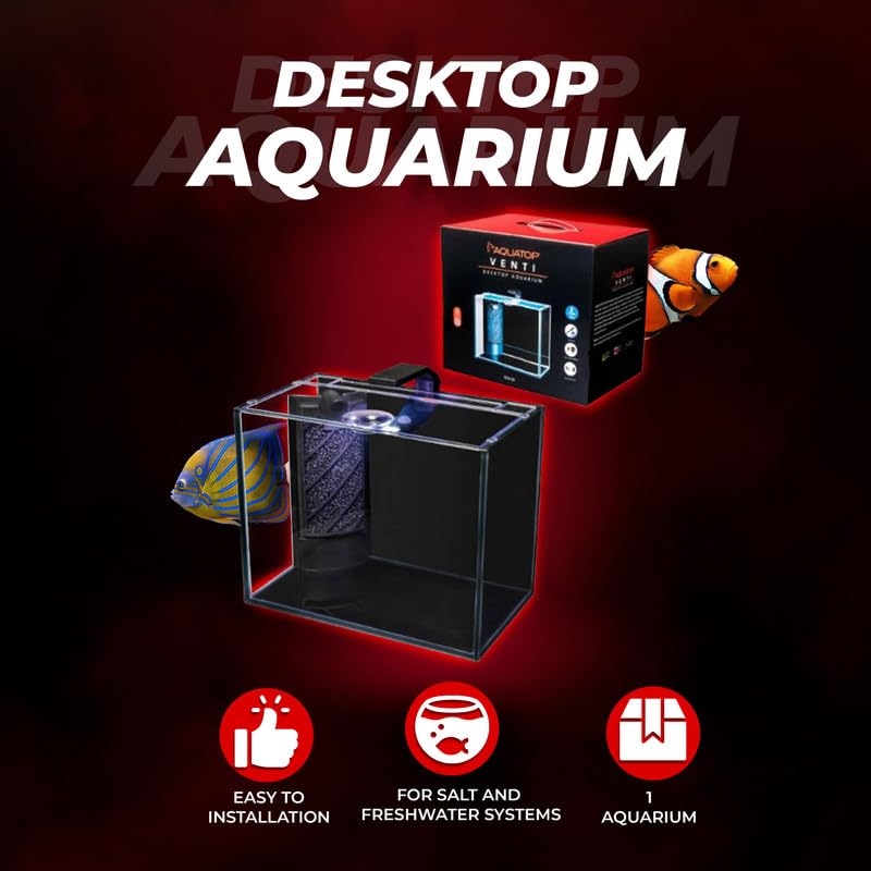 Aquatop Venti iluminación LED realza peces y plantas.