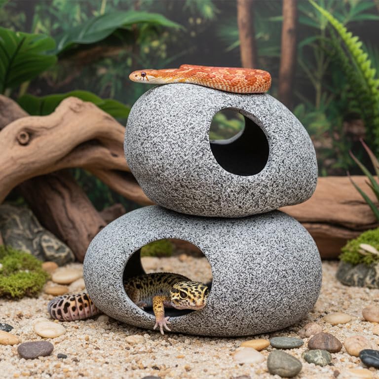 Aquazoo piedra decorativa para diseño de acuario, facilita exploración.