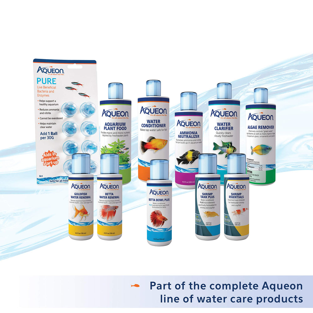 Aqueon Aclarador: agua más clara tras el tratamiento.