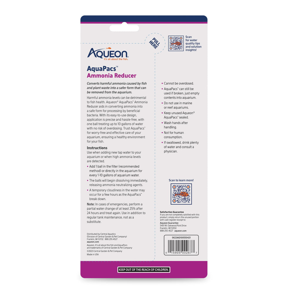 Aqueon AquaPacs paquete de 12, solución conveniente.