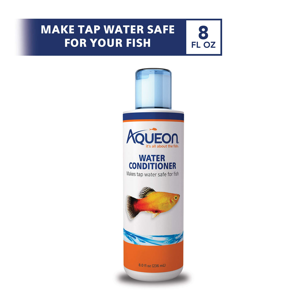 Aqueon Condicionador de Agua para Acuario, dosificacion de 5 ml facilita cambios de agua.