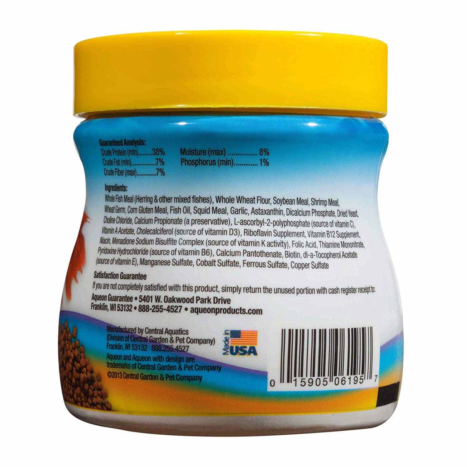 Aqueon granulos betta primer plano muestra textura para la dieta