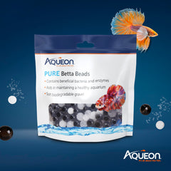 Aqueon PURE Betta Beads rosa añade color y curiosidad.