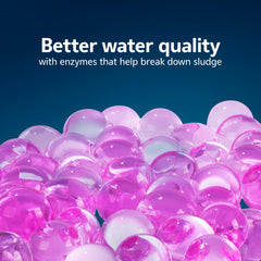 Bolas Betta Aqueon PURE disponibles en colores azul, negro/blanco y rosa.