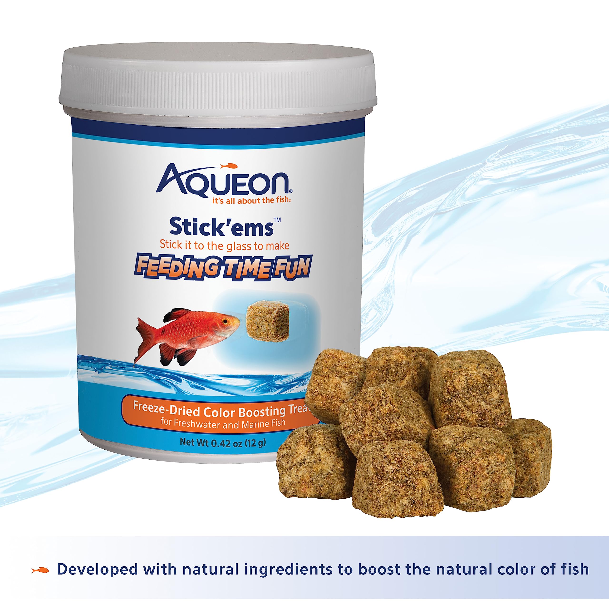 Aqueon Stick'ems, cubo de 1-2 pulgadas para porciones pequeñas