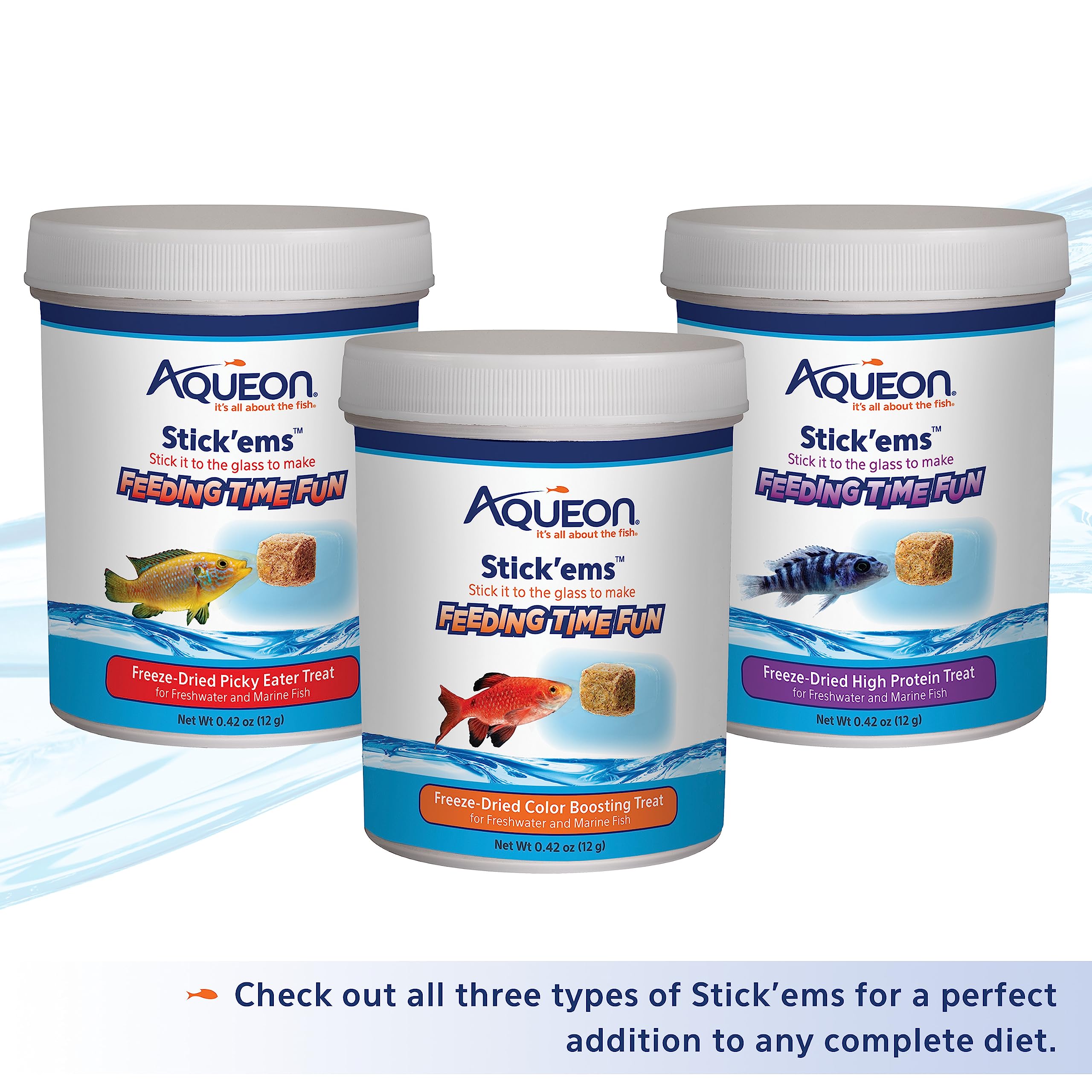 Aqueon Stick’ems mejora la hora de alimentación con interacción