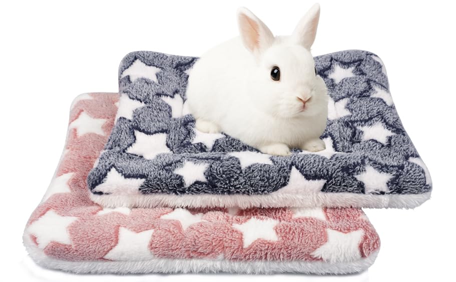 Cama para conejos ARCTIC EAGLE, dos piezas 10x13, suave y absorbente para mayor comodidad.