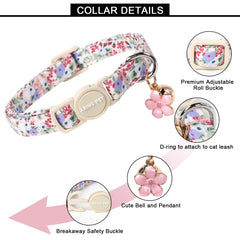 Aring Pet collar gato cierre de seguridad; mayor seguridad al explorar.