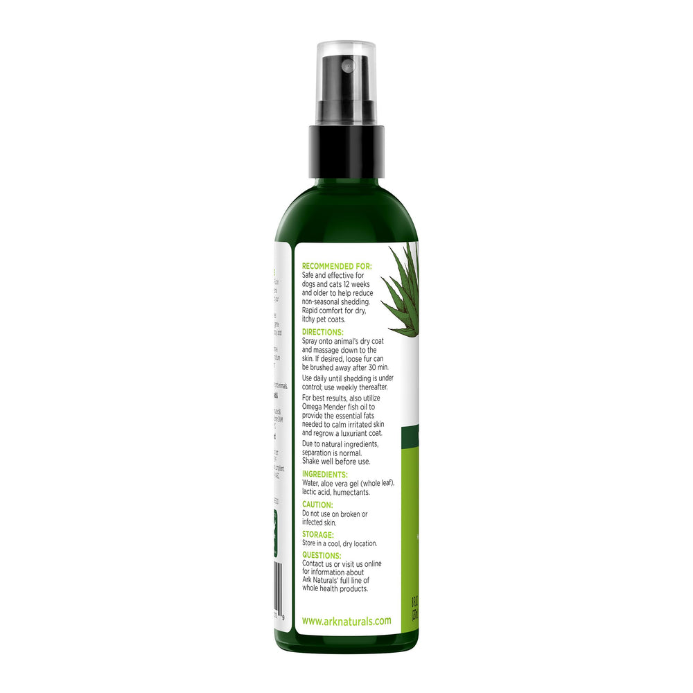 Ark Naturals Don't Shed On Me, aplicación diaria, alivia piel seca e irritación.