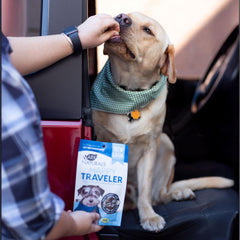 Envase ARK NATURALS Happy Traveler de calidad USA para mascotas