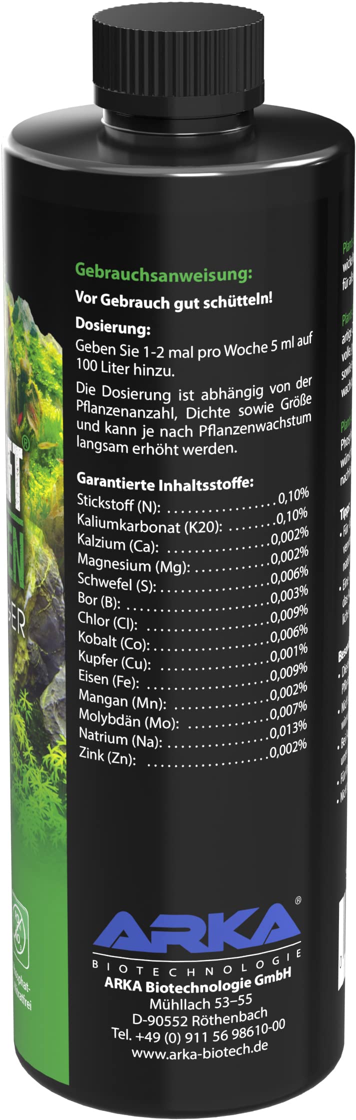 ARKA microbe-lift todo-en-uno, coloración de hojas para acuario más vibrante.