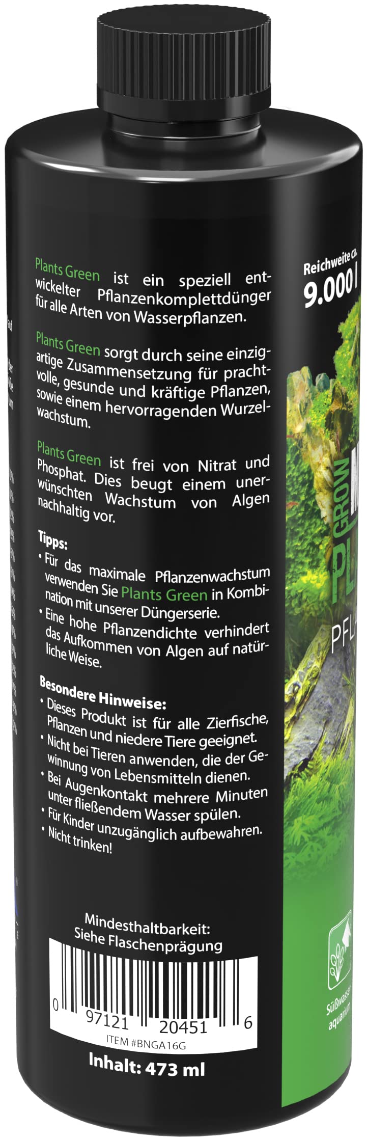 ARKA microbe-lift todo-en-uno, enfoque en crecimiento de plantas para acuarismo saludable.