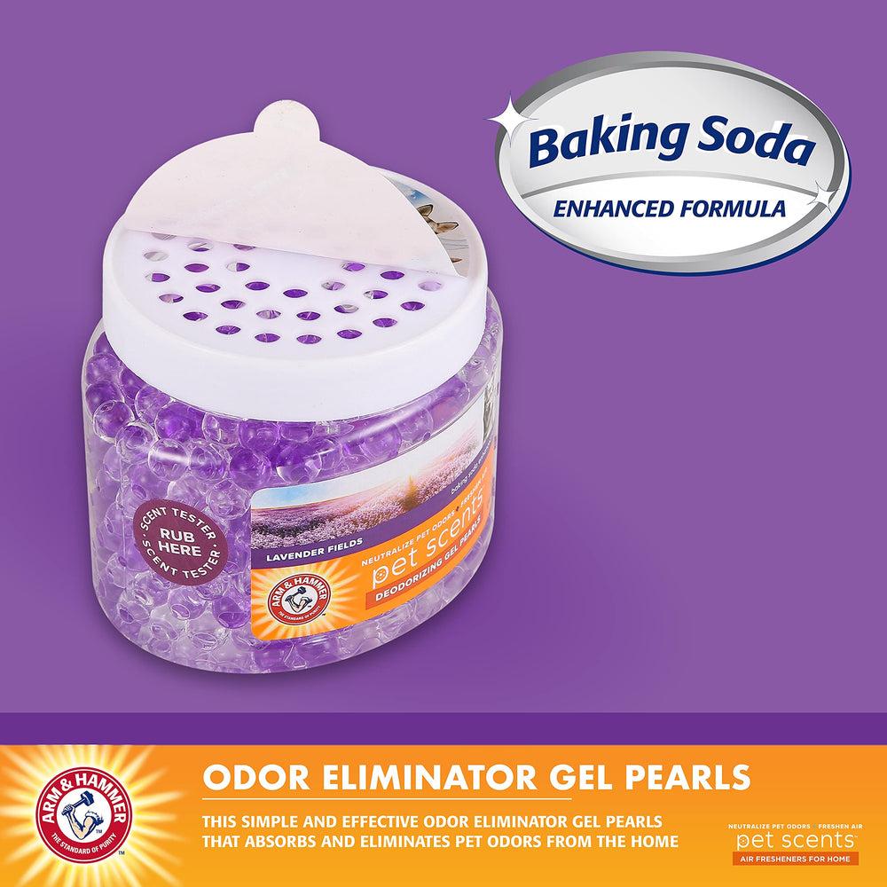 Arm & Hammer para Mascotas: eliminador de olores en habitaciones con aroma suave a lavanda.