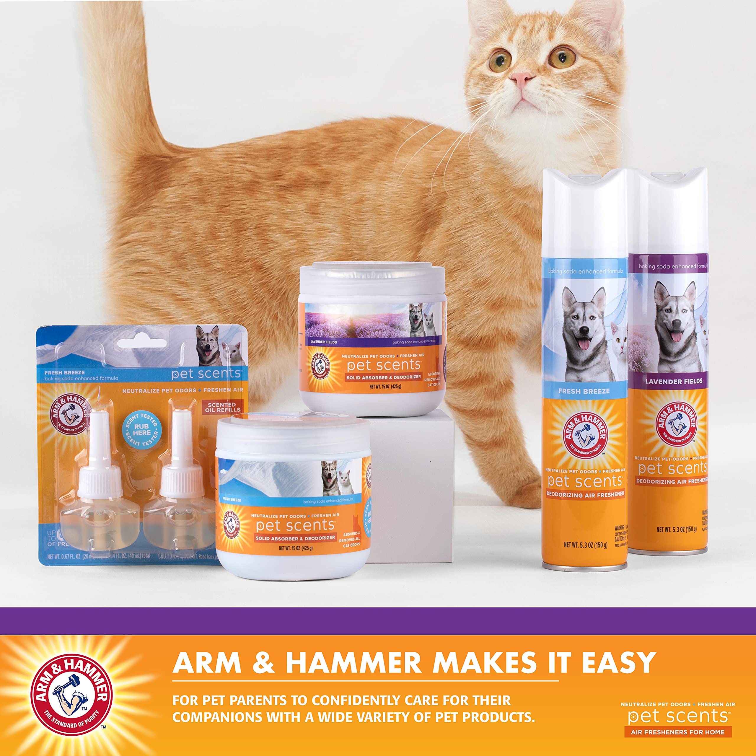 Arm & Hammer para Mascotas: envase de 12 onzas para control sostenido.