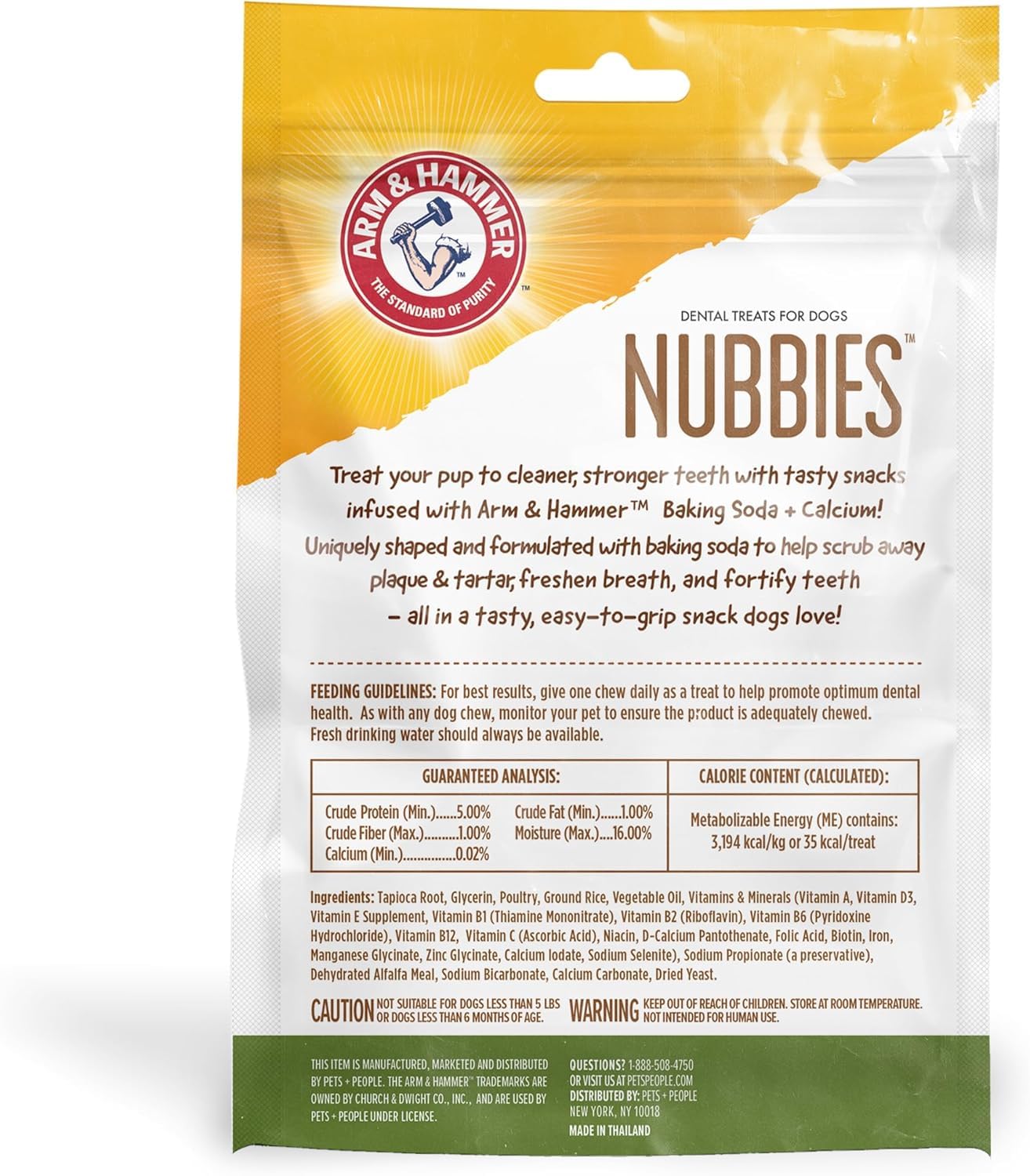 Arm & Hammer Nubbies para Mascotas: opción digestible para premiar sin desorden.