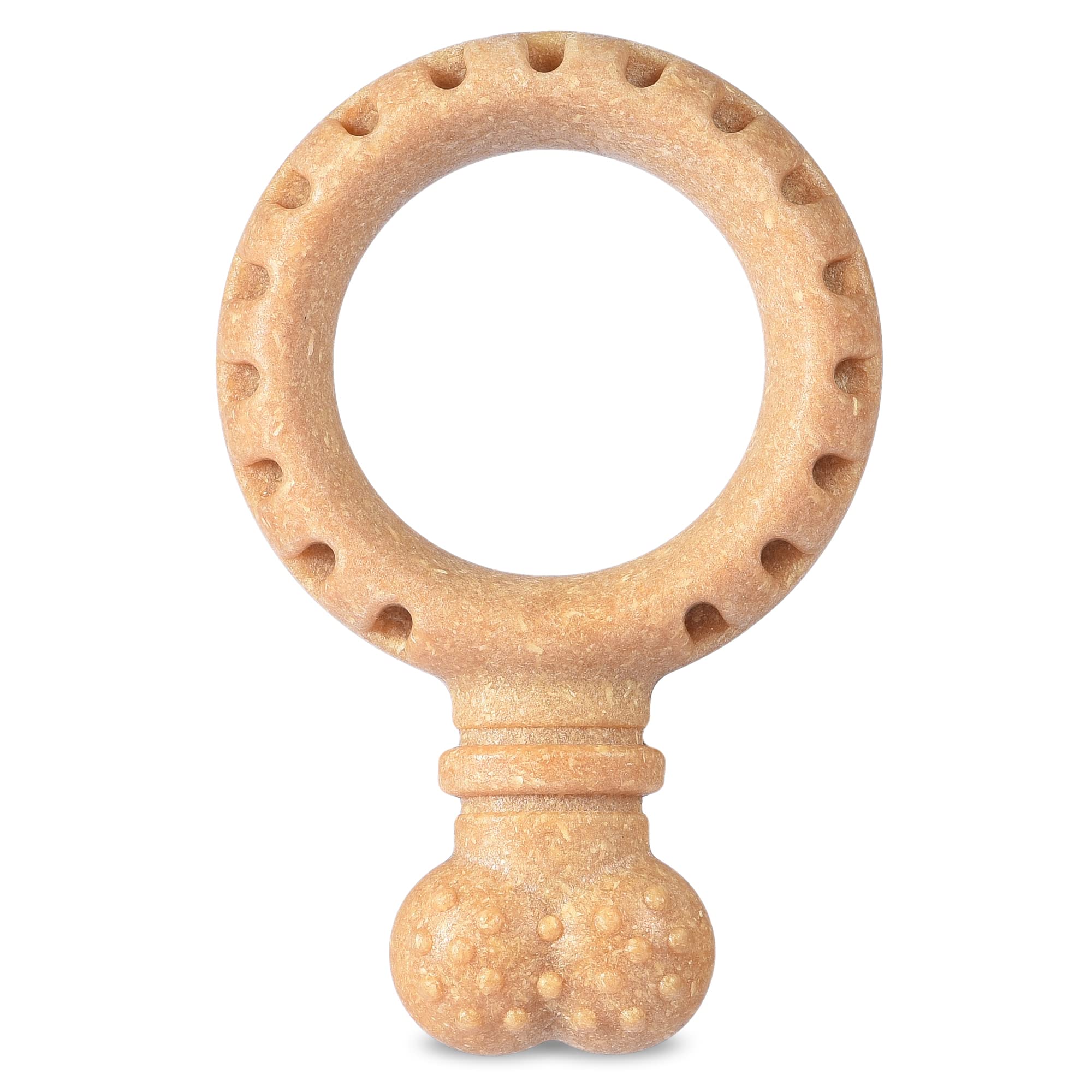 Arm & Hammer Barkies Ring, palo de madera sabor maní, masticación segura para perros