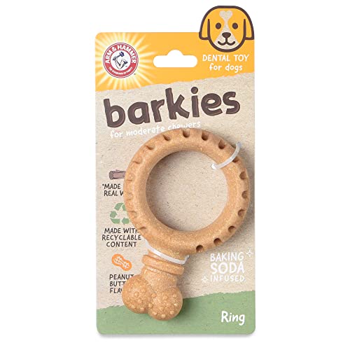 Arm & Hammer Barkies Ring, textura masticable duradera para dientes sanos