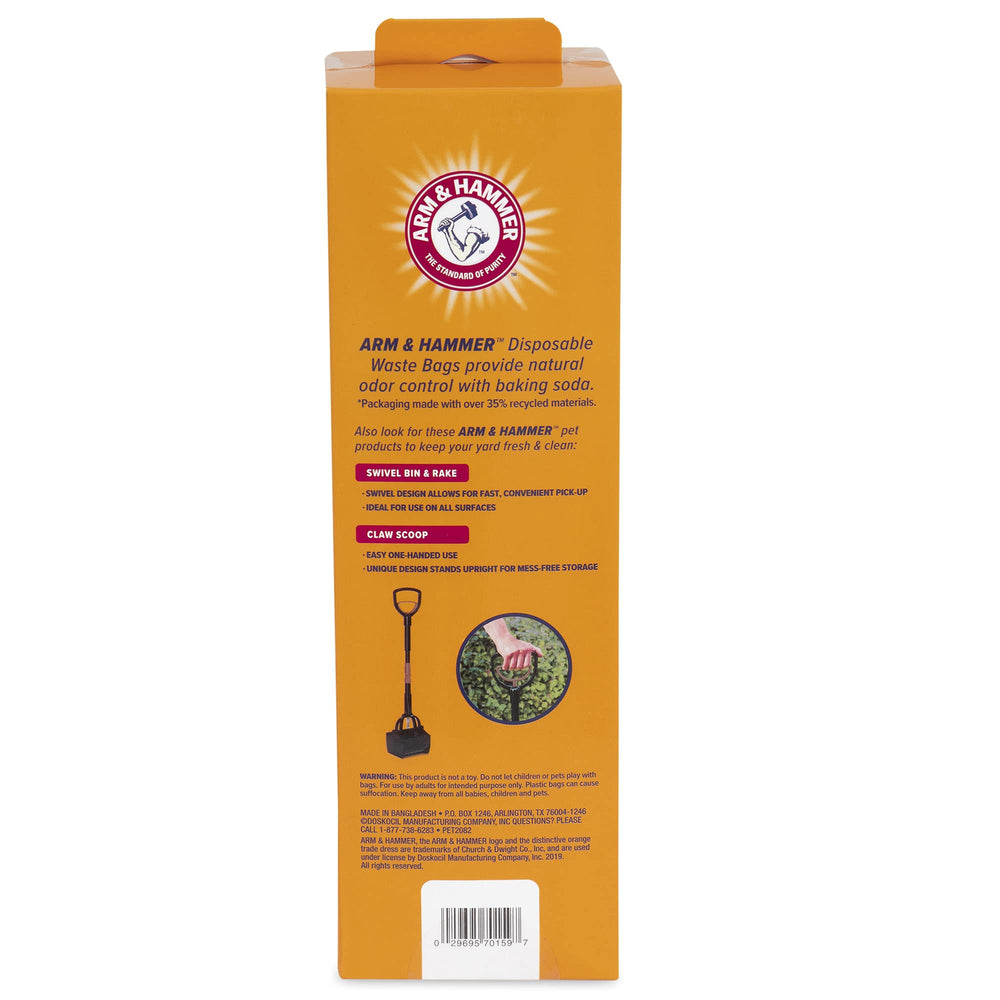 Arm & Hammer: bolsas resistentes para evitar derrames y suciedad.