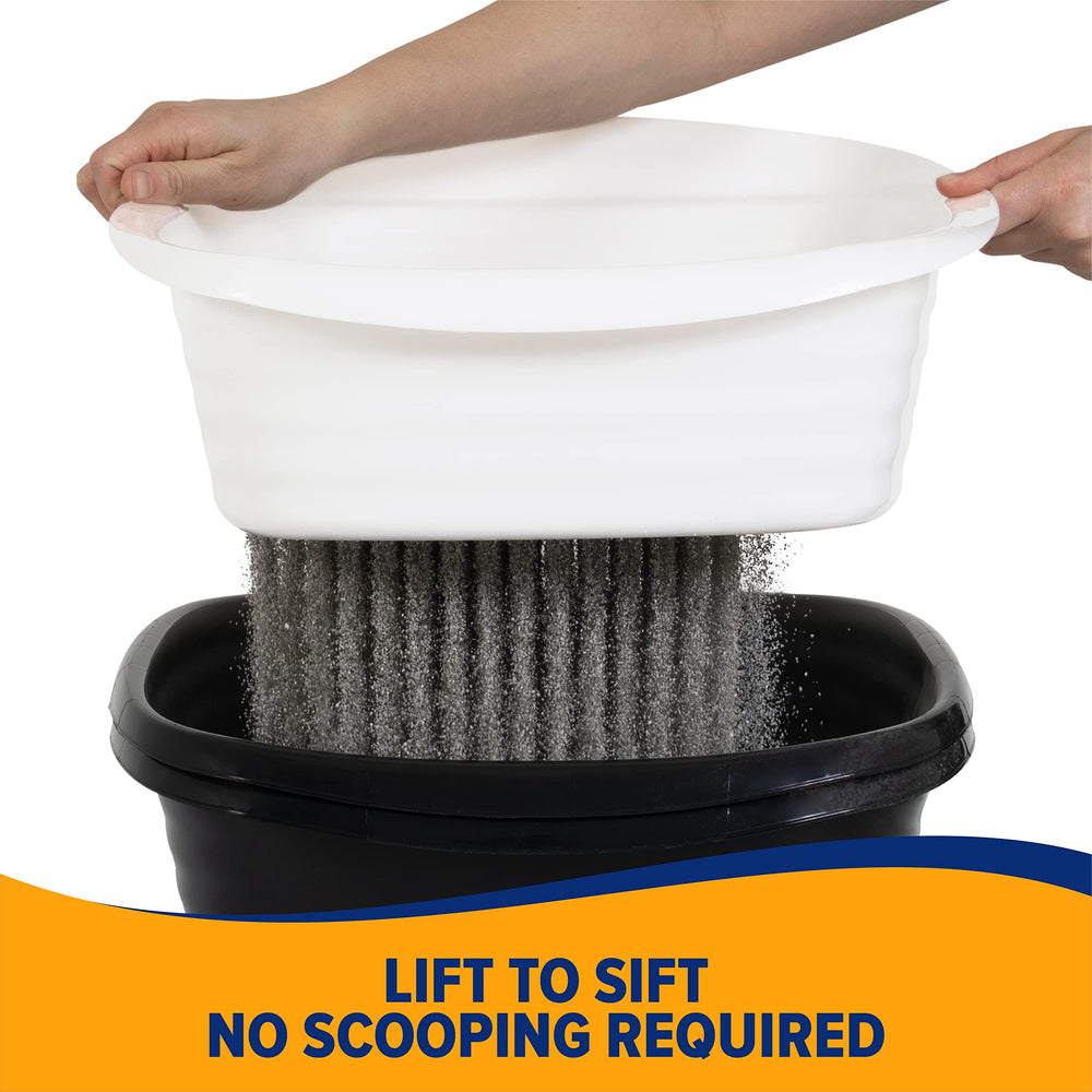 Arm & Hammer caja compatible con arenas de pino, cristal y gránulos.