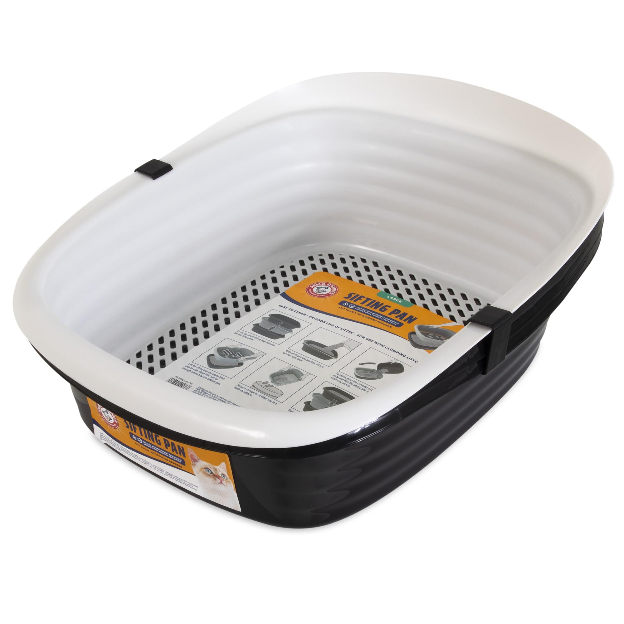 Arm & Hammer caja de arena para gatos grande, espacio cómodo para tu felino.
